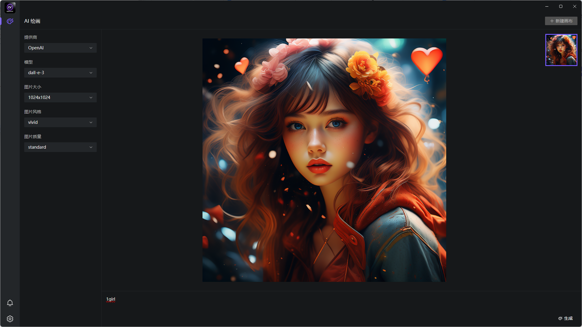 Text-to-Image Interface