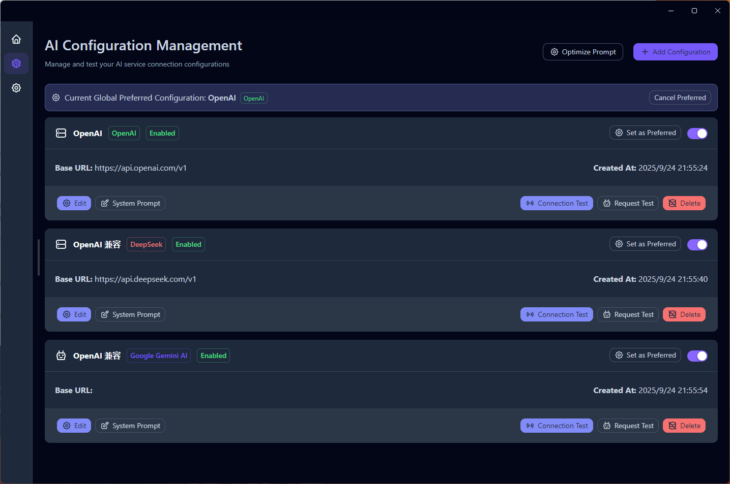 Multi-Provider Support